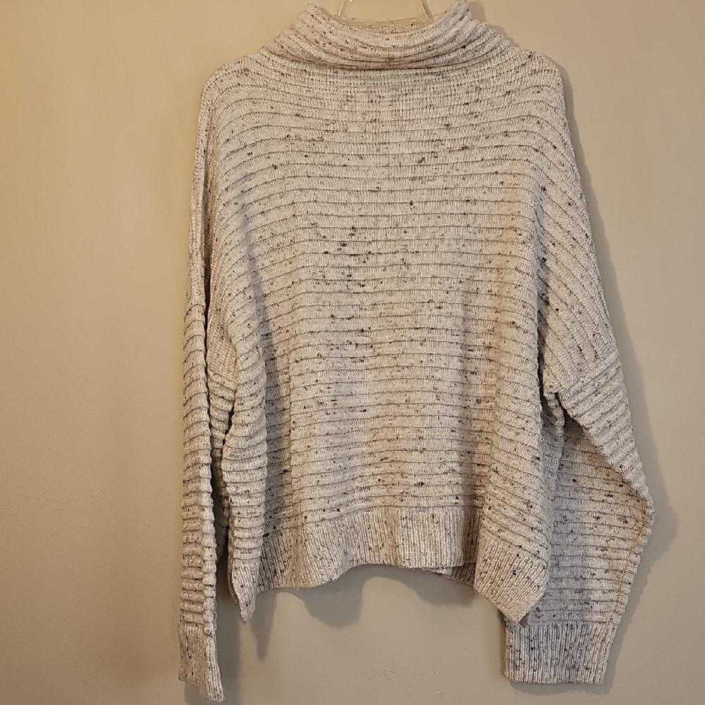Madewell Cream Cowl Neck Sweater